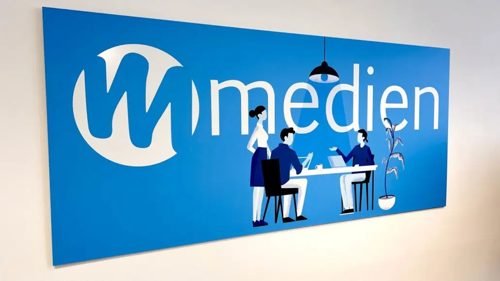 Das Büro der Werbeagentur mmedien GmbH in Berlin.
